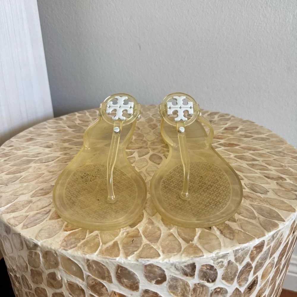 Tory Burch Mini Miller Thong Jelly Sandals Flip Flops size 7